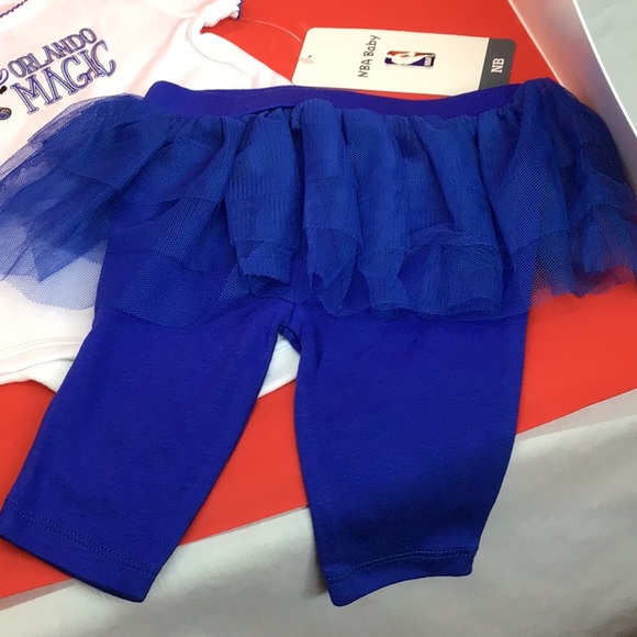 NBA Baby Orlando Magic Girls Sz 0-3 2-piece outfit - Picture 3 of 5